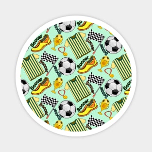 Soccer Pattern Magnet